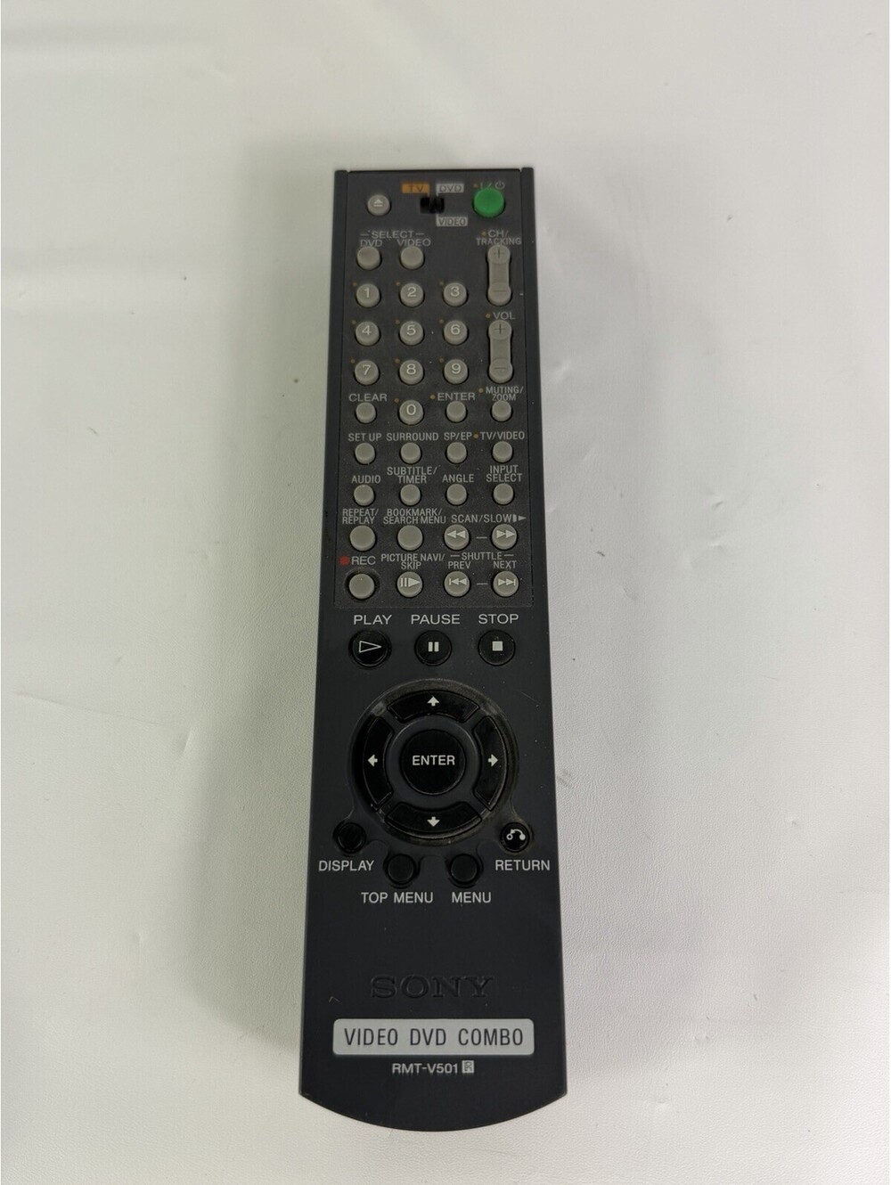 Genuine Sony RMT-V501C Remote Control DVD VCR Combo SLV-D100 SLV-D300 SLV-D300P